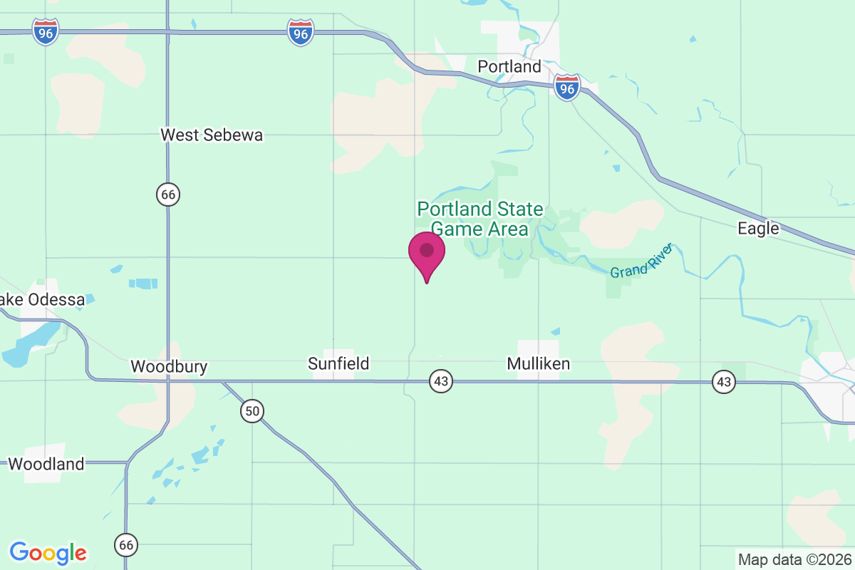 Sebewa Corners map