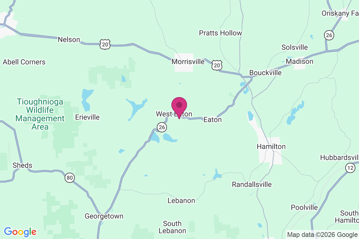 West Eaton map