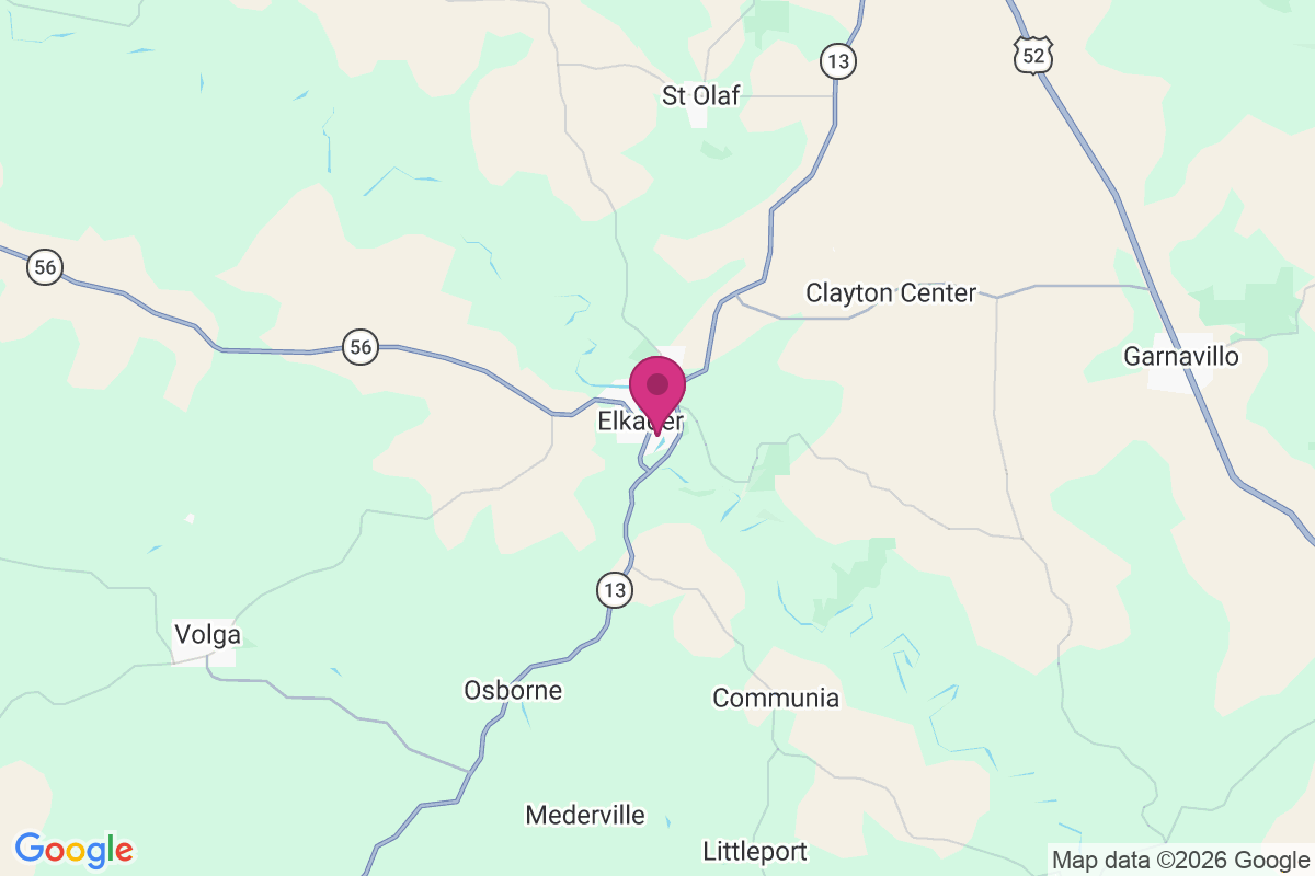 Elkader map