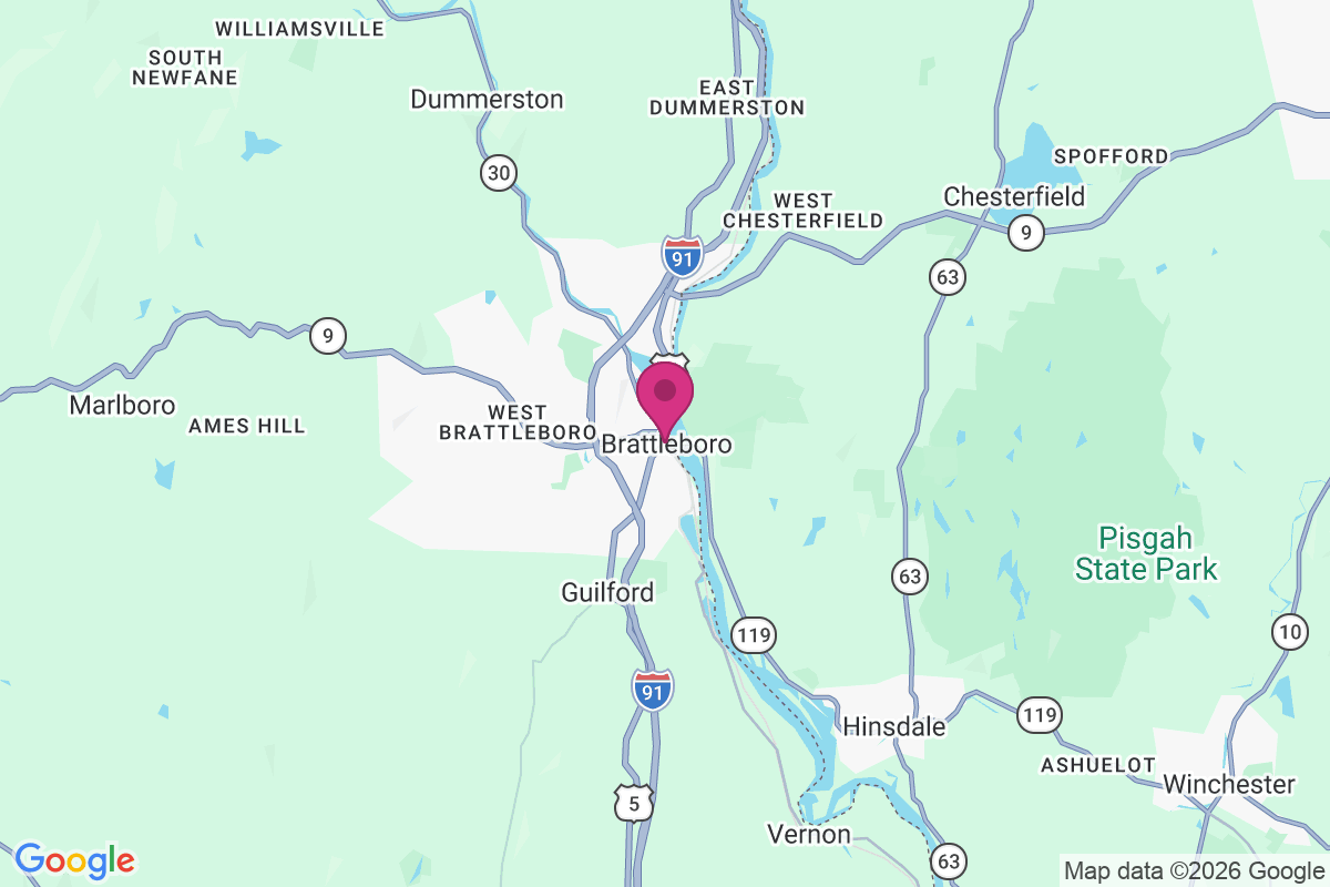 Brattleboro map