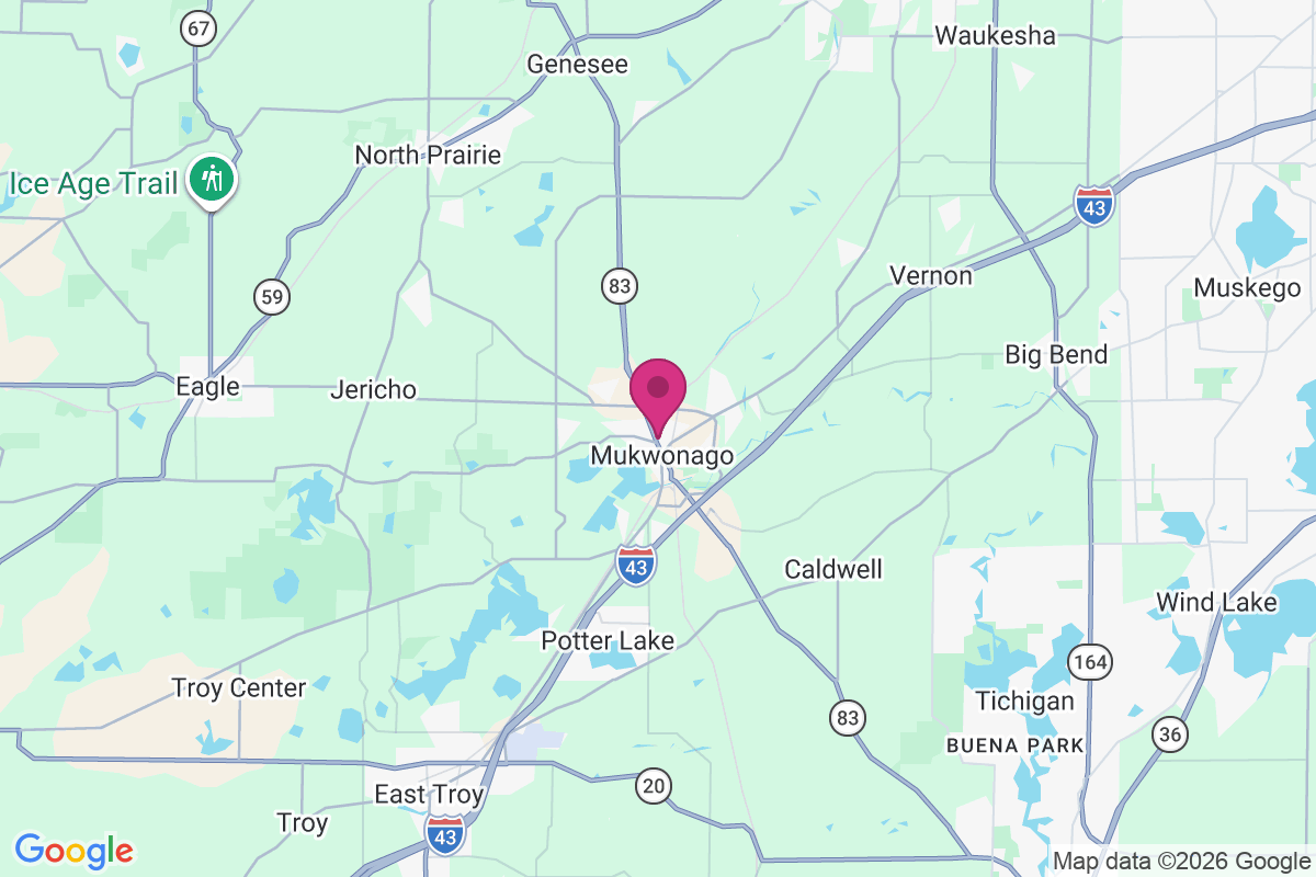 Mukwonago map