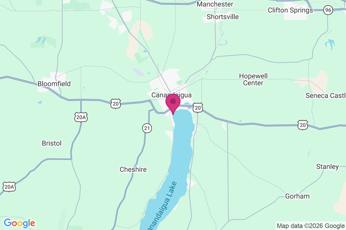 Canandaigua map