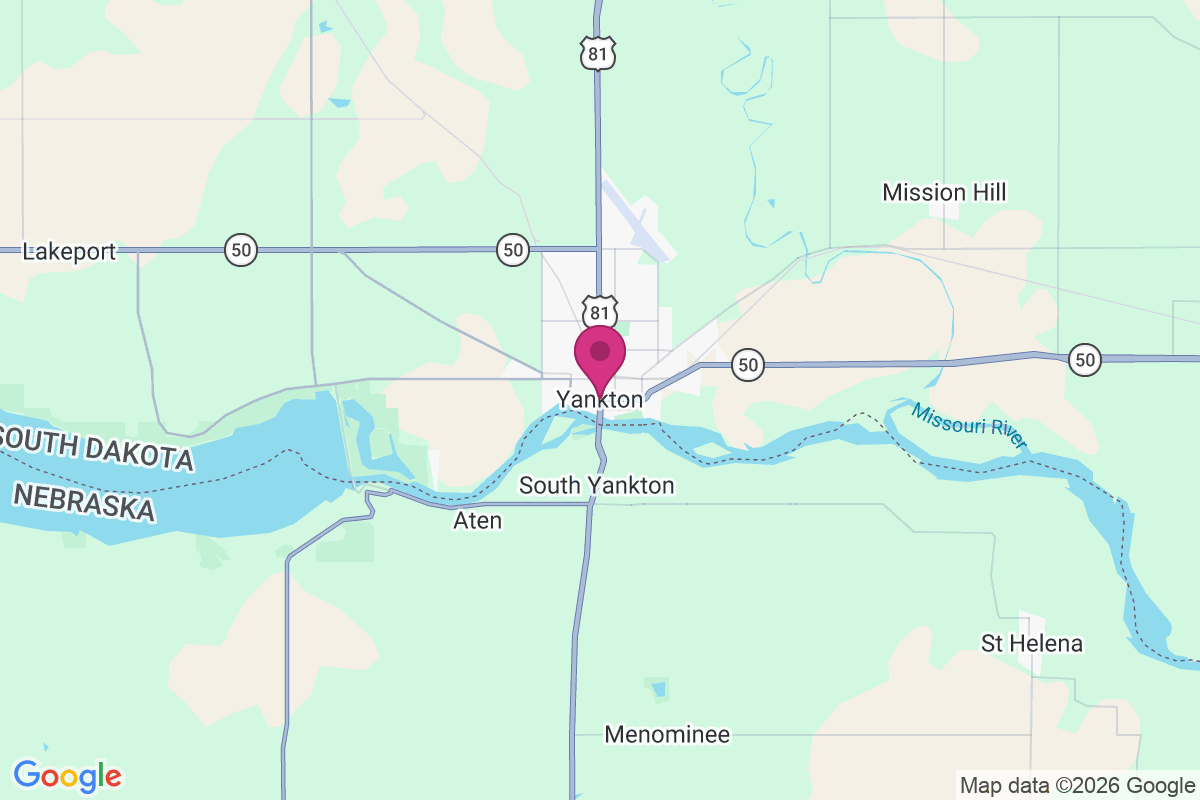 Yankton map