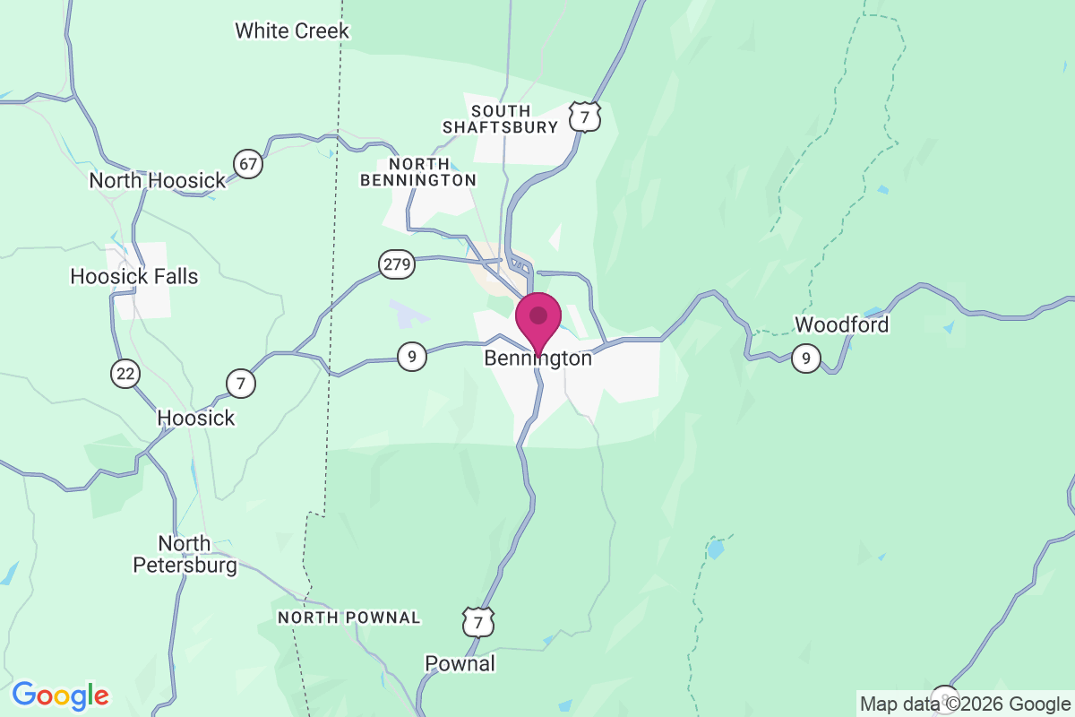 Bennington map