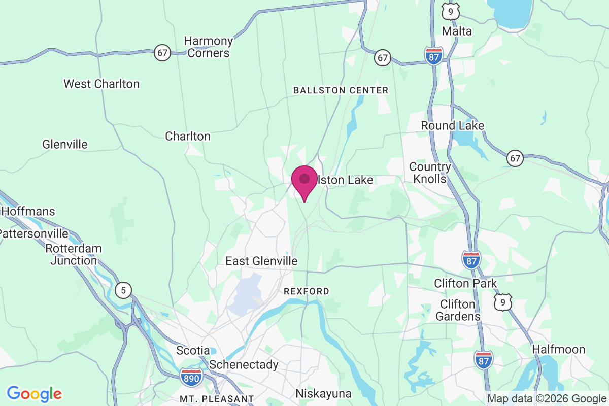 Burnt Hills map