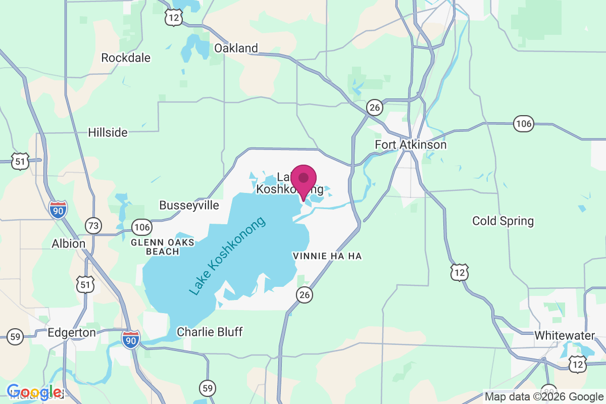 Lake Koshkonong map