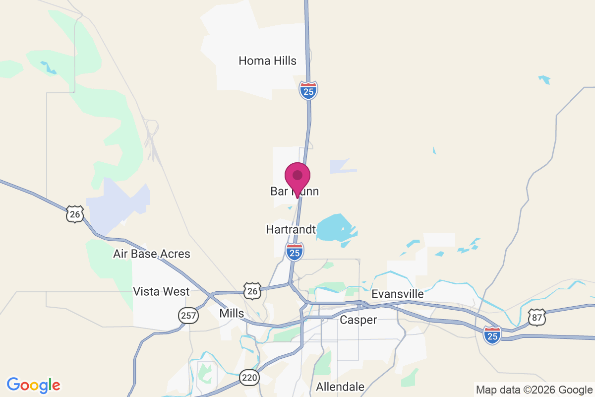 Bar Nunn map