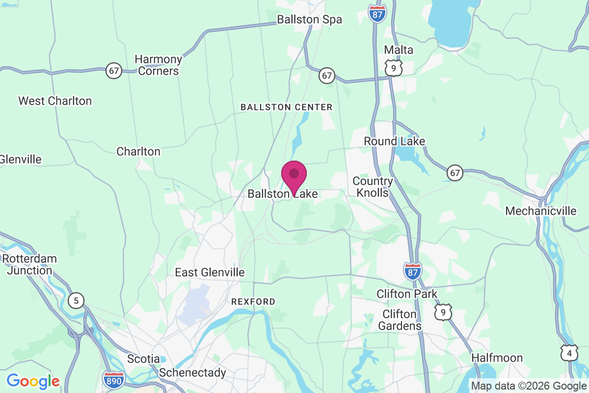 Ballston Lake map