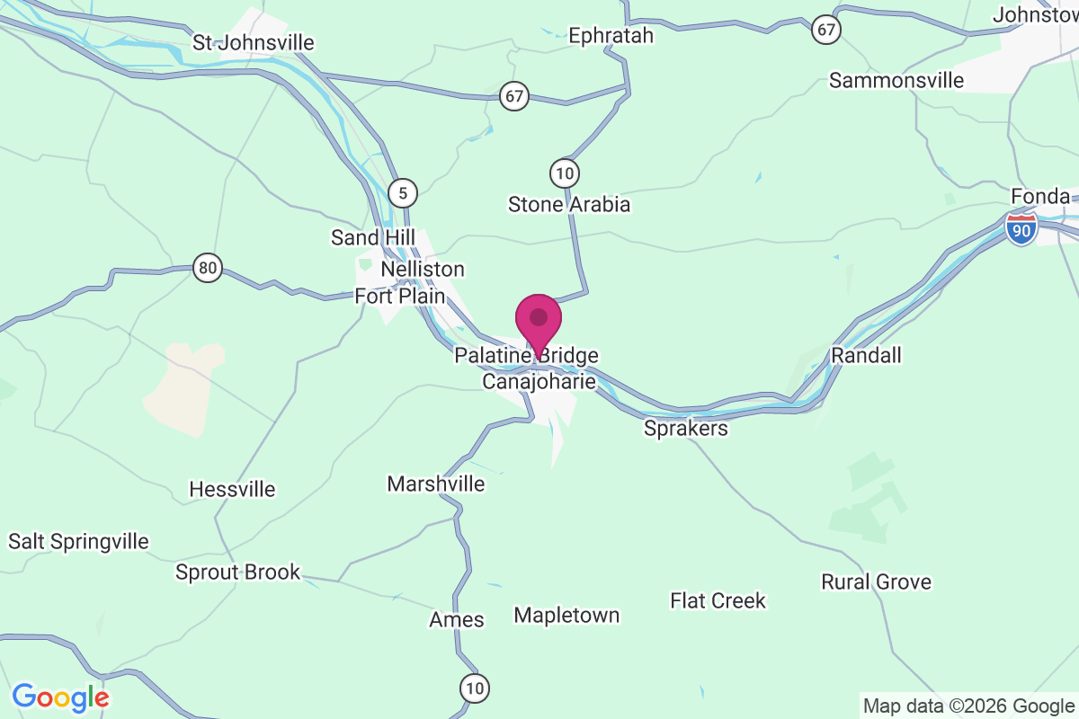 Palatine Bridge map