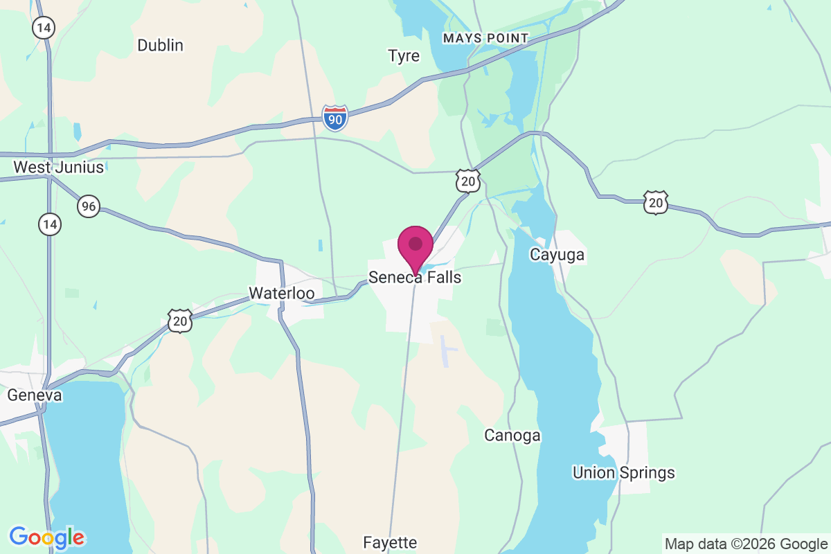 Seneca Falls map