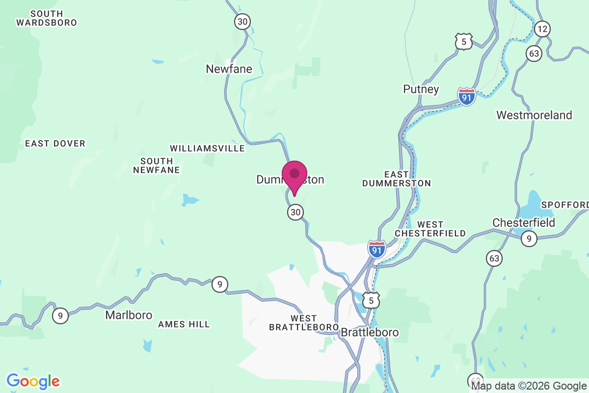 West Dummerston map