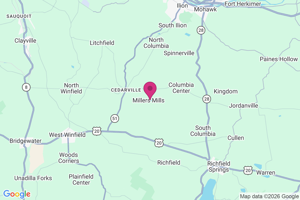 Millers Mills map