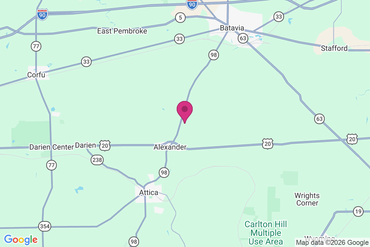 North Alexander map
