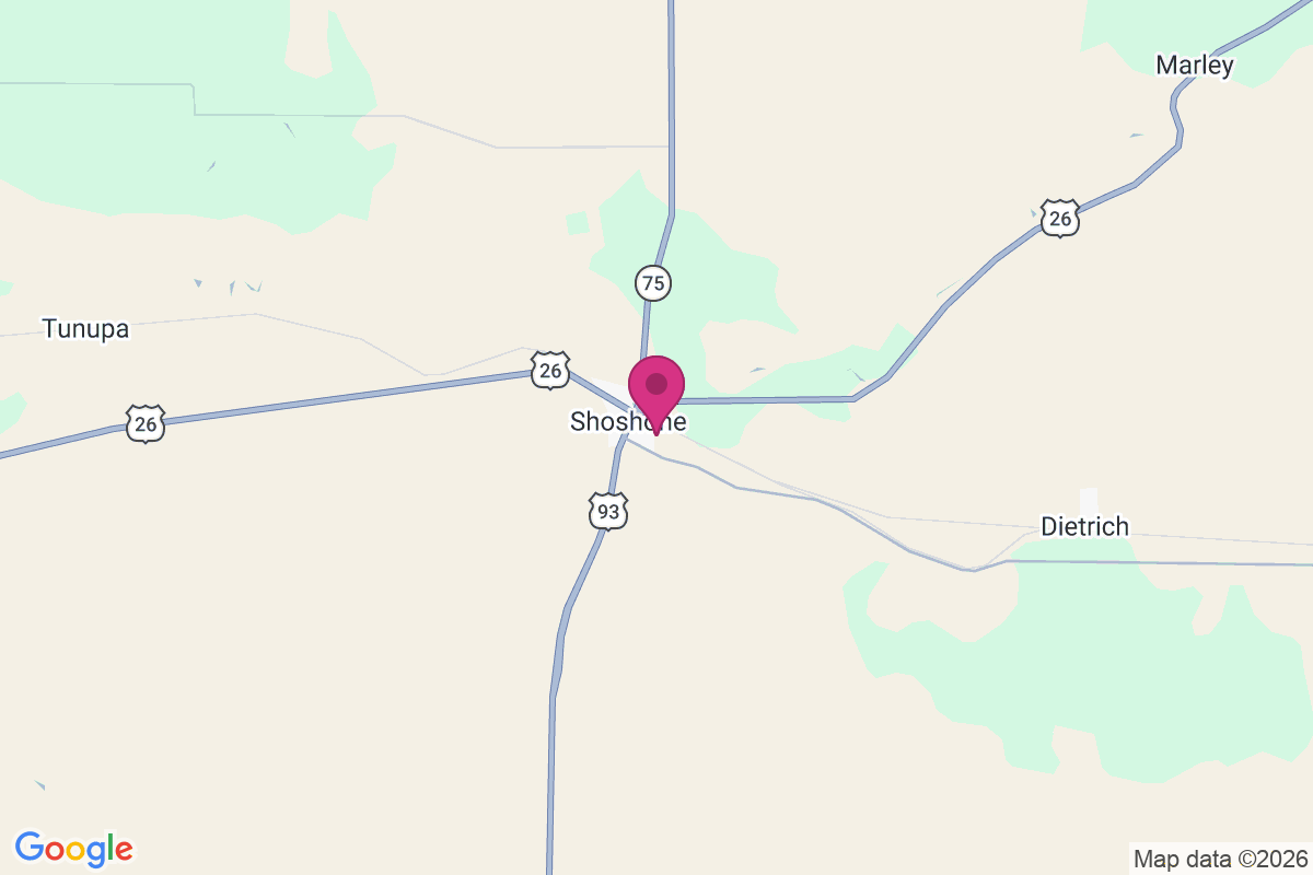 Shoshone map