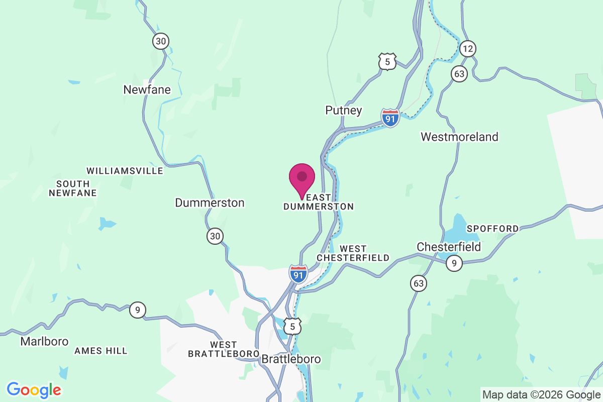 East Dummerston map