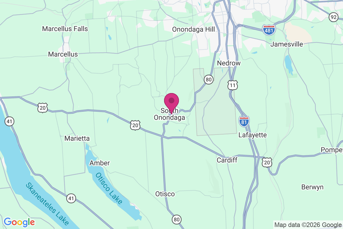 South Onondaga map
