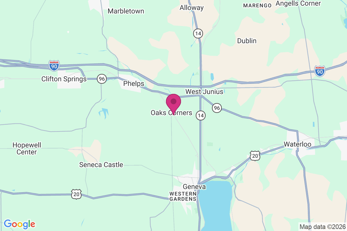 Oaks Corners map