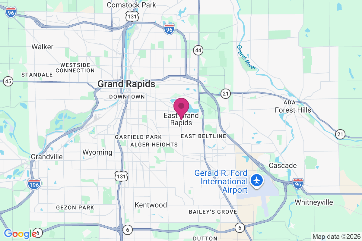 East Grand Rapids map