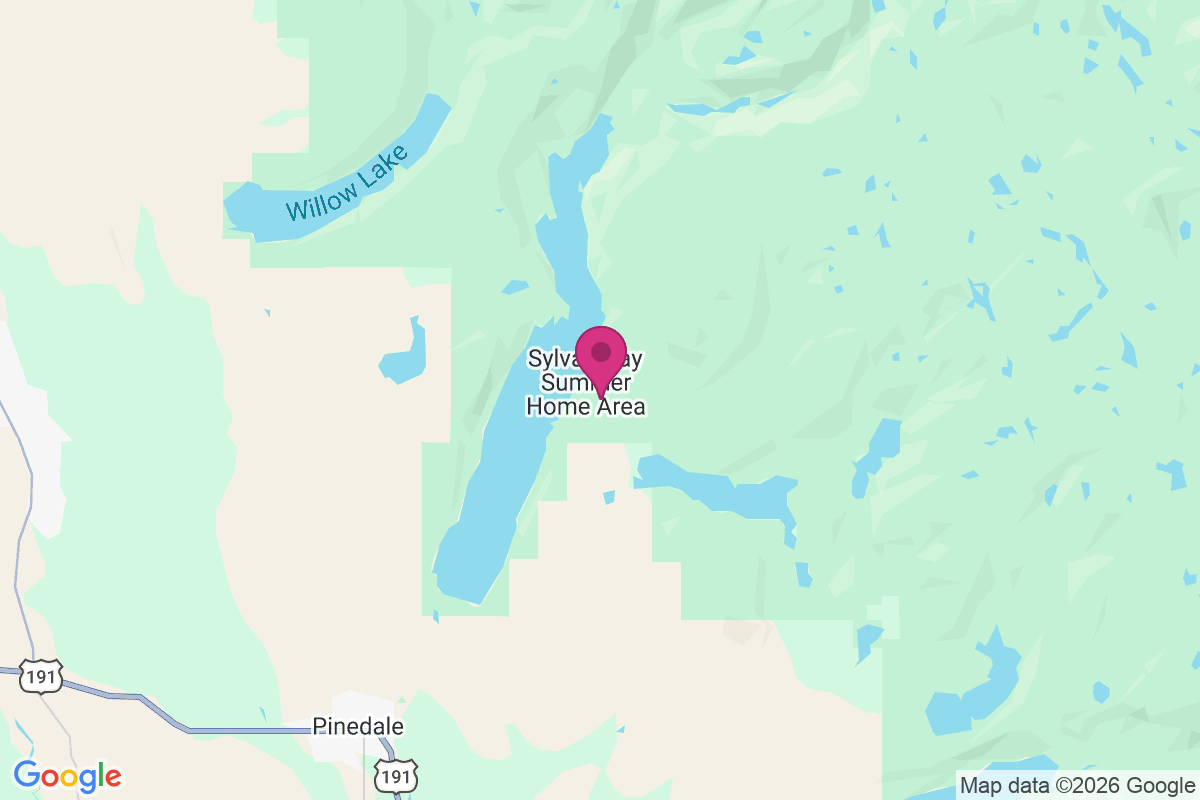 Sylvan Bay Summer Home Area map