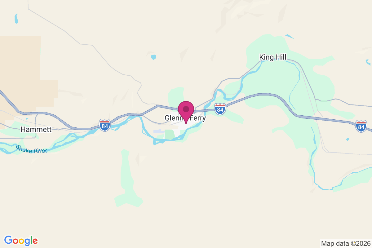 Glenns Ferry map