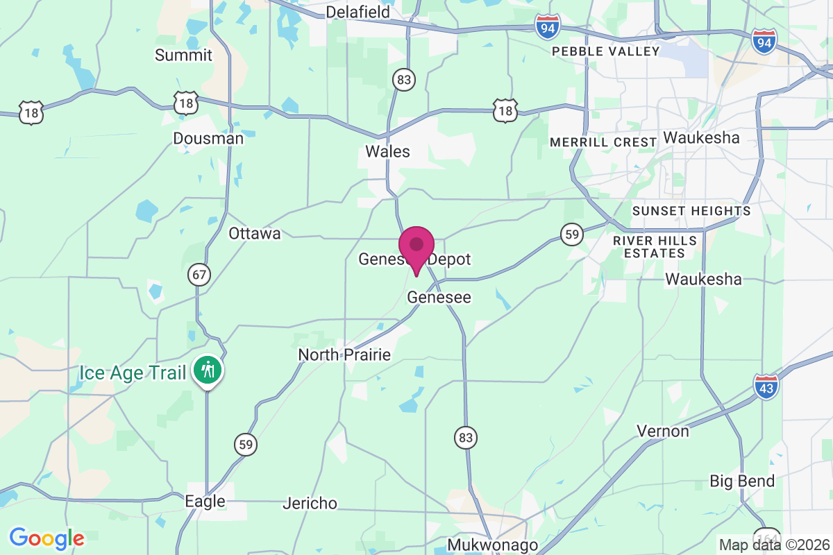 Genesee Depot map