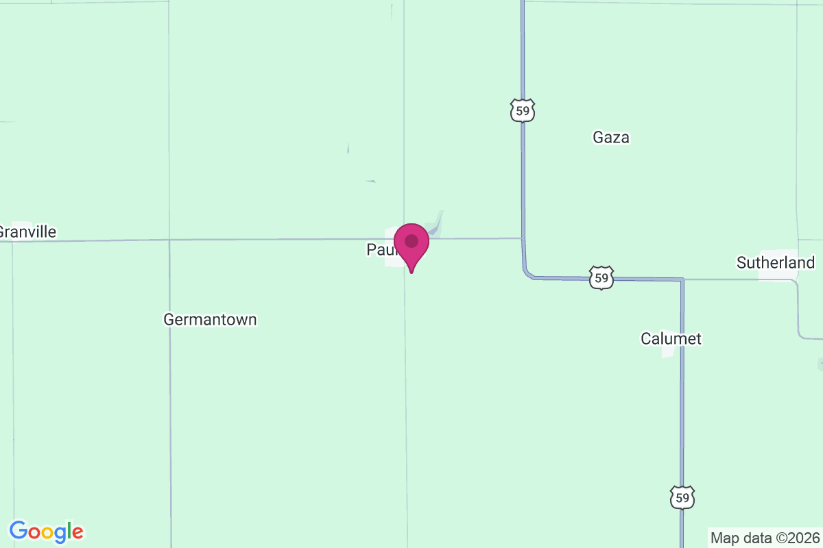 Paullina map