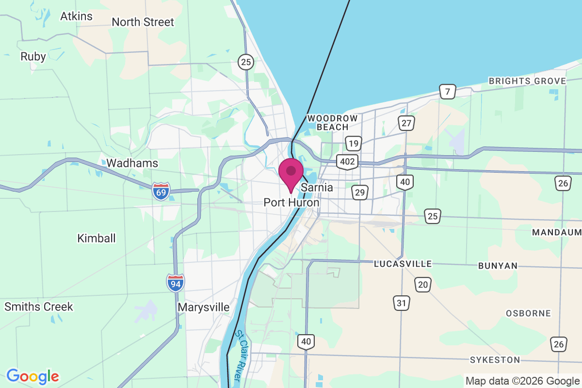 Port Huron map