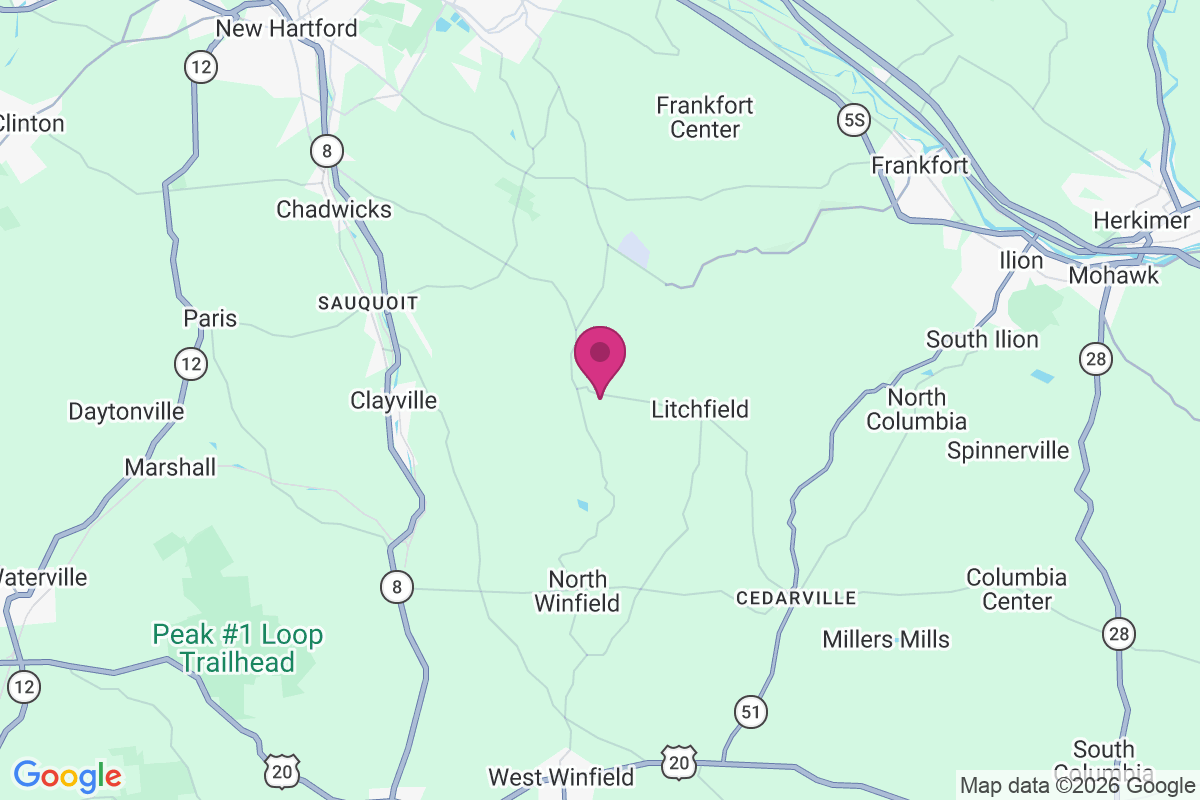 Days Corners map