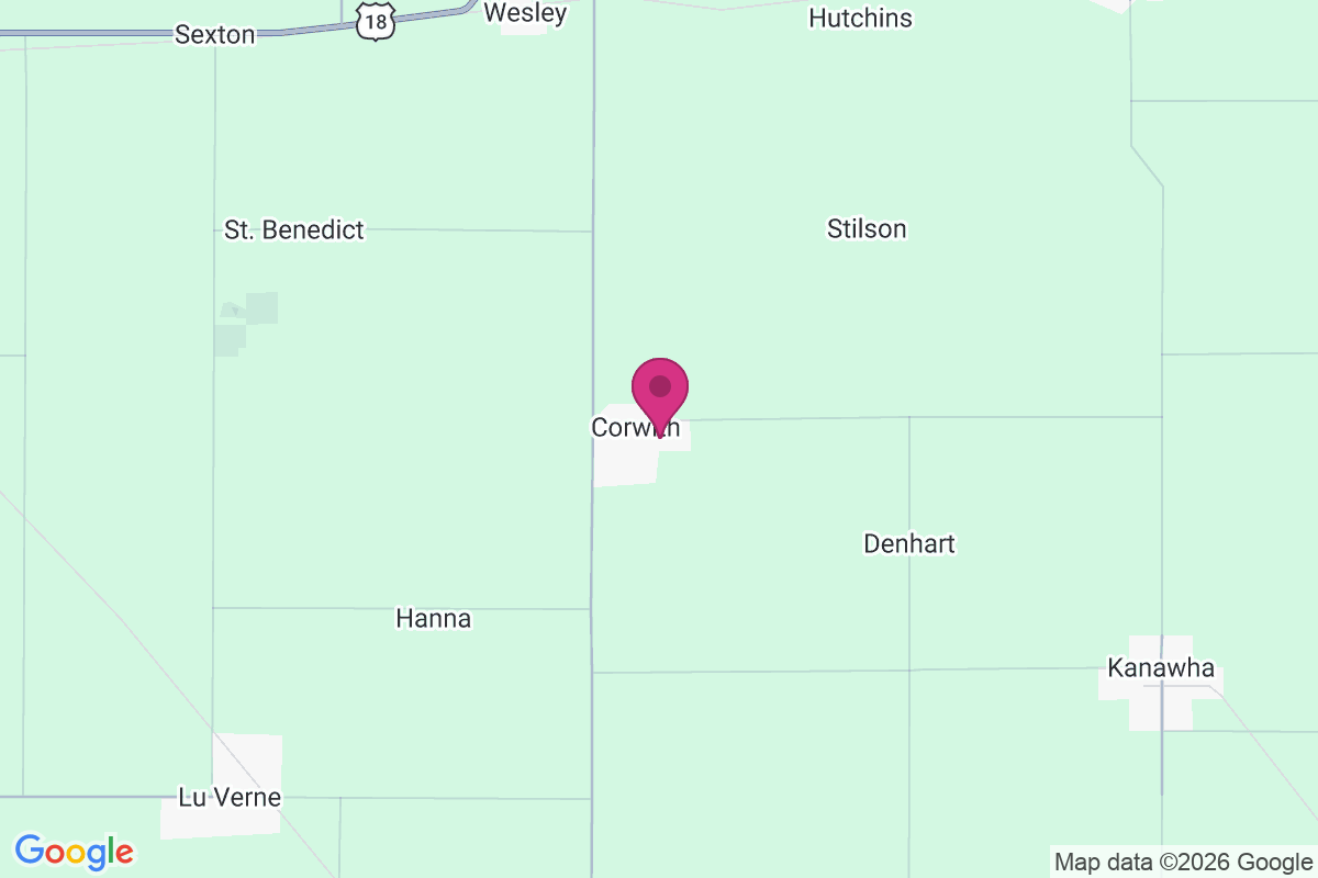 Corwith map