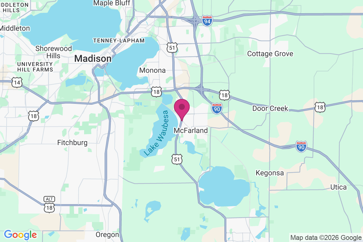 Lake Waubesa map