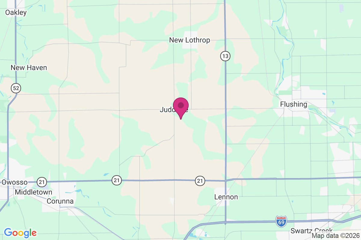 Juddville map