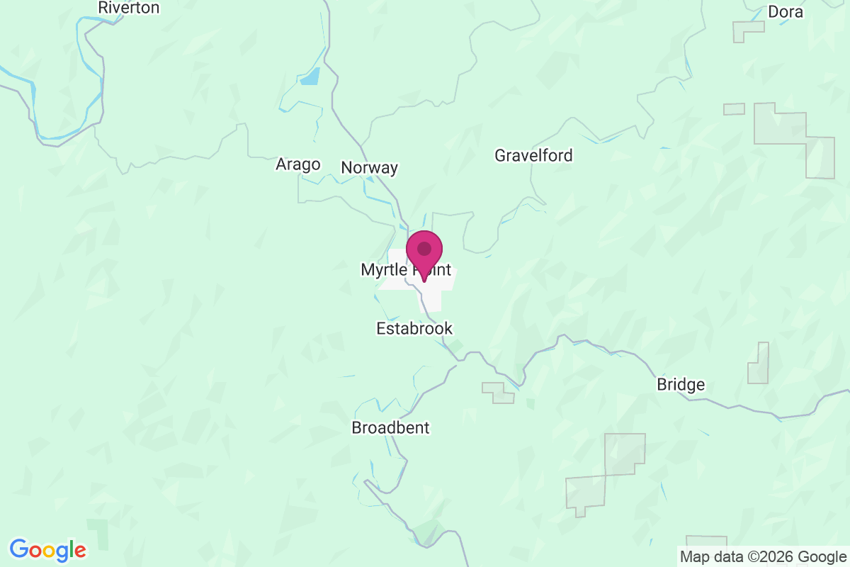 Myrtle Point map