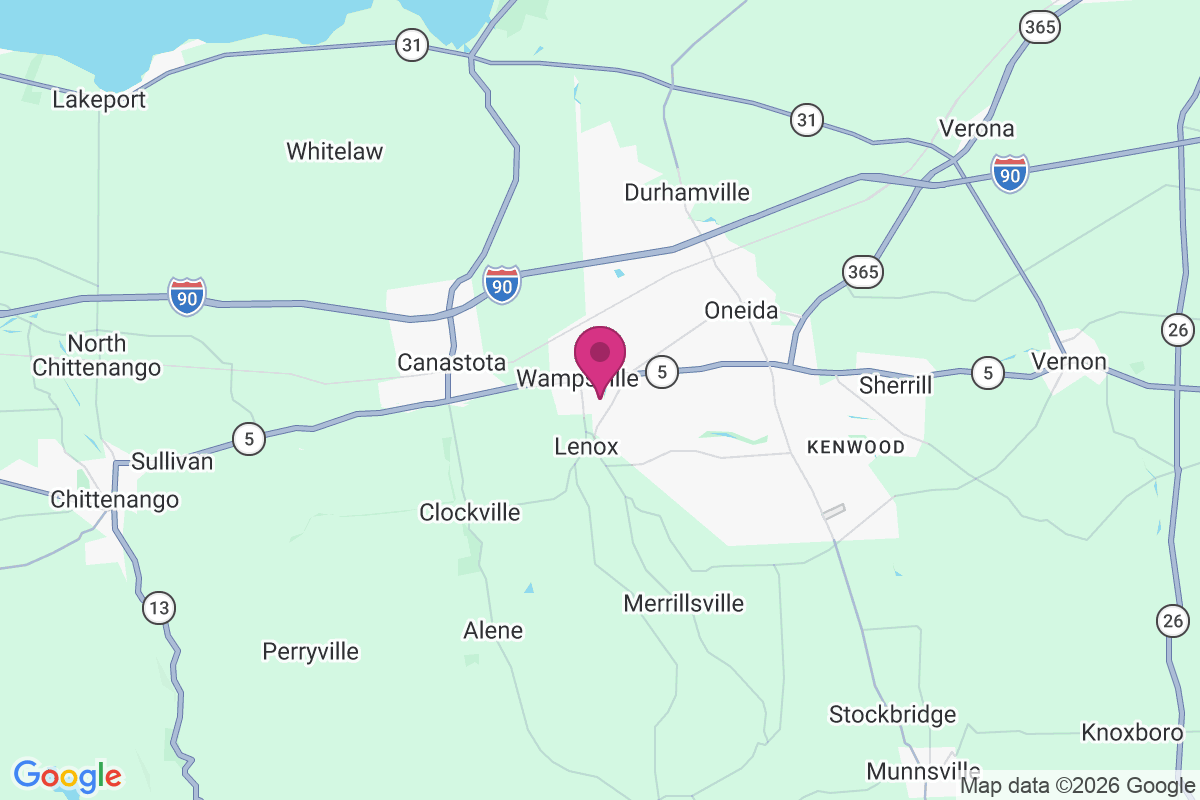 Wampsville map