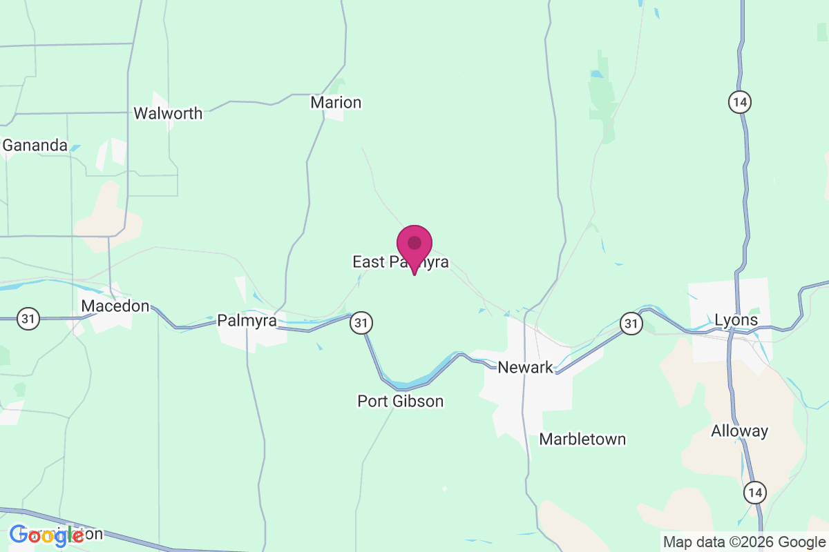 East Palmyra map