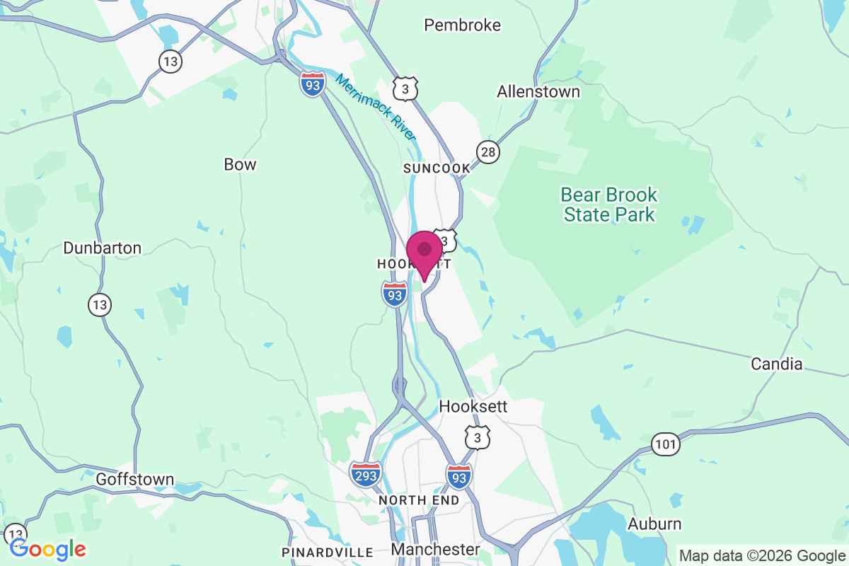 Hooksett map