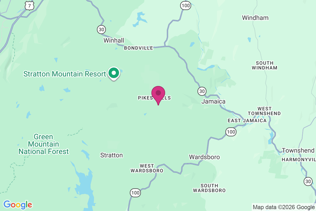 Pikes Falls map