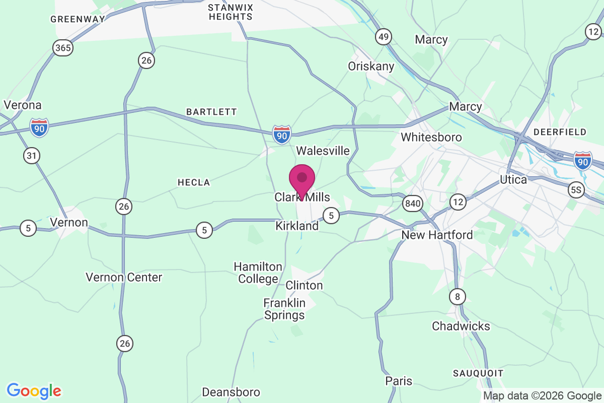 Clark Mills map