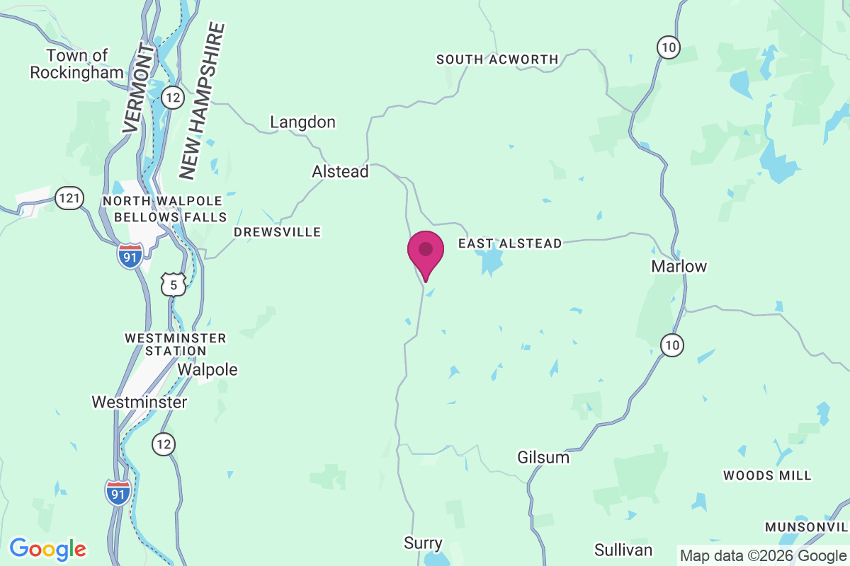 Alstead Center map