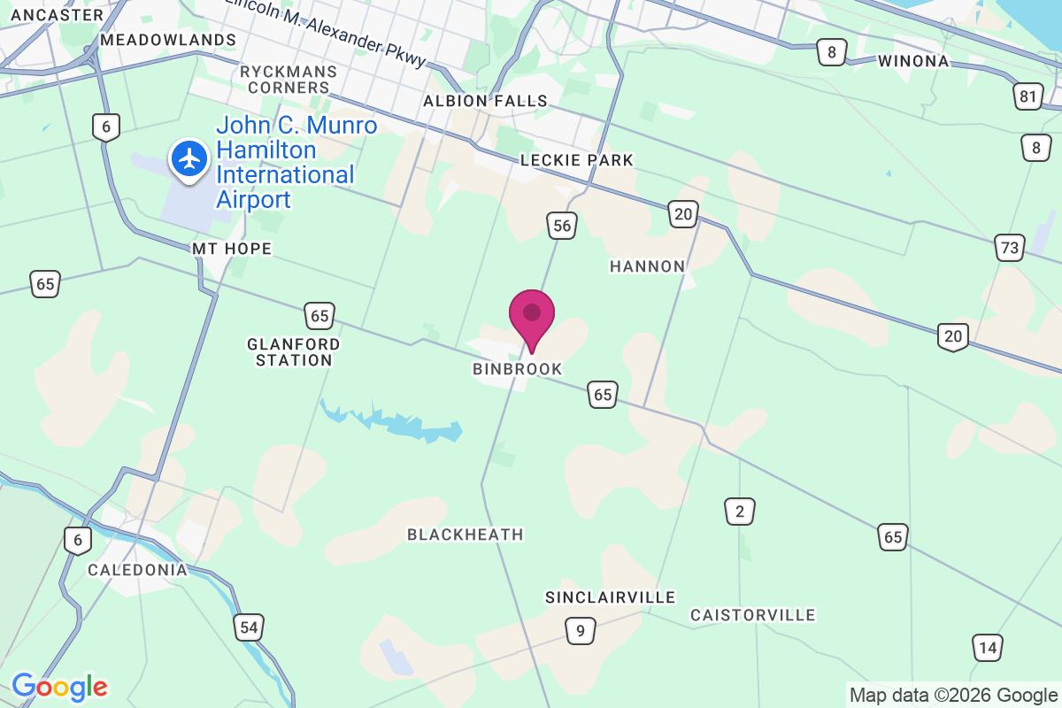 Binbrook map