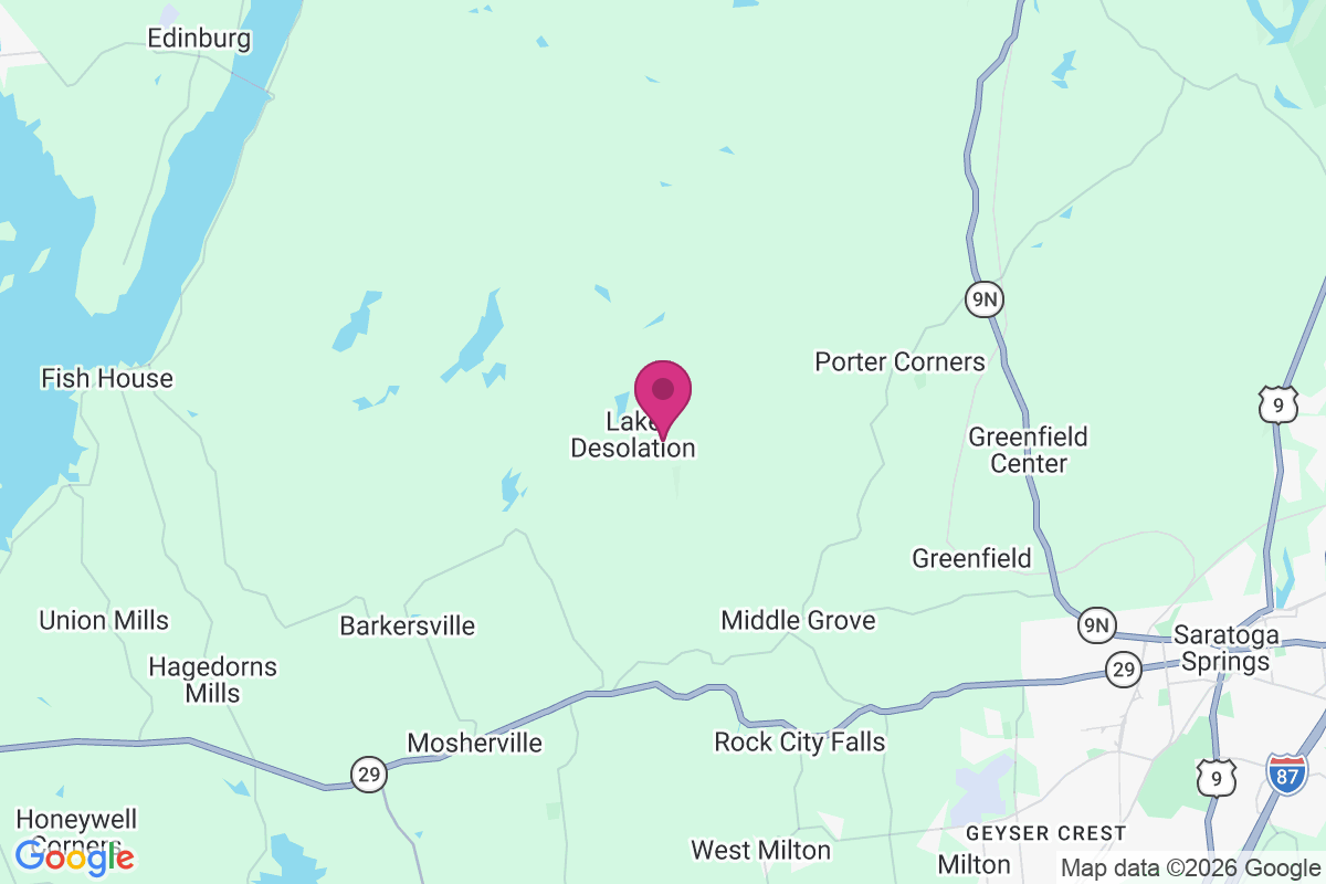 Lake Desolation map