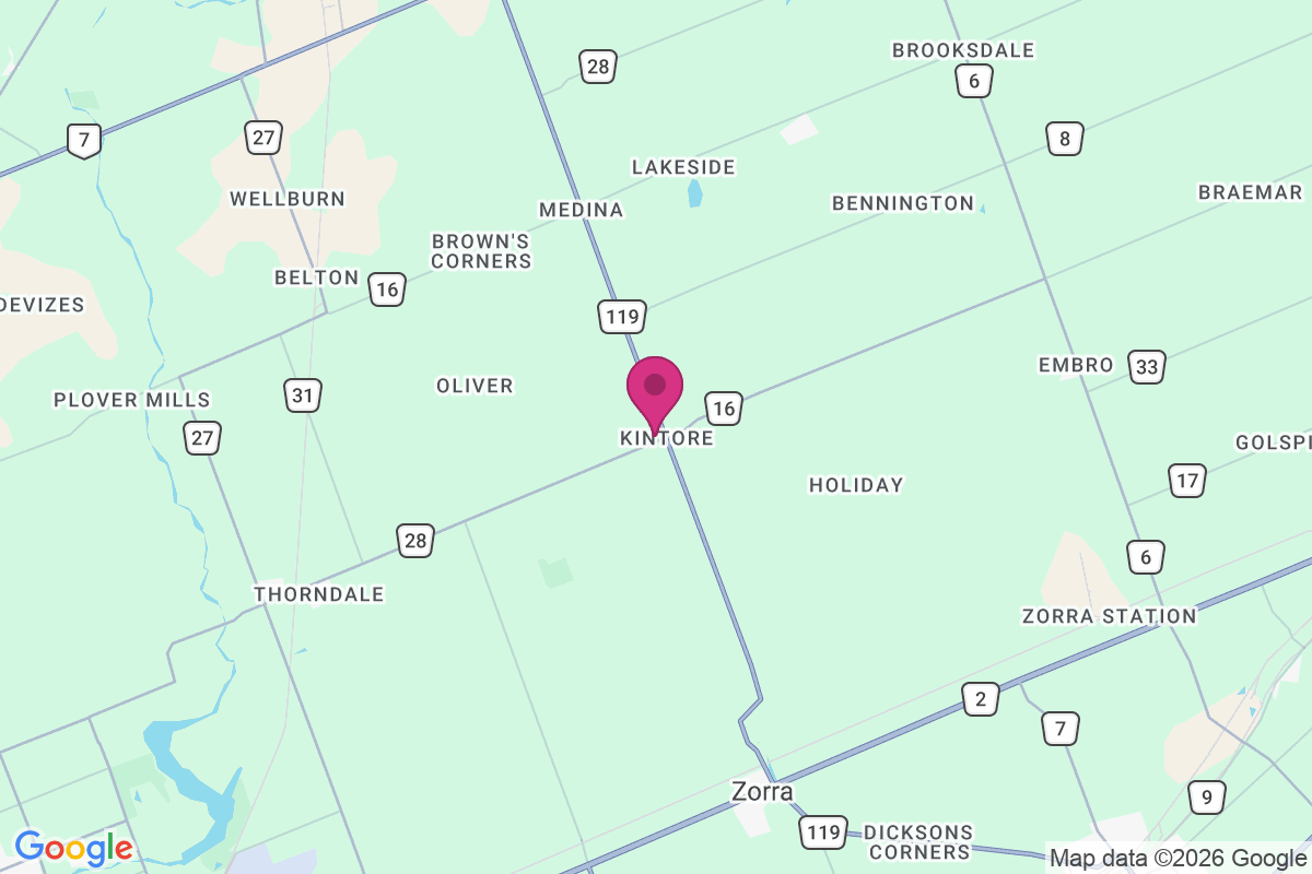 Kintore map