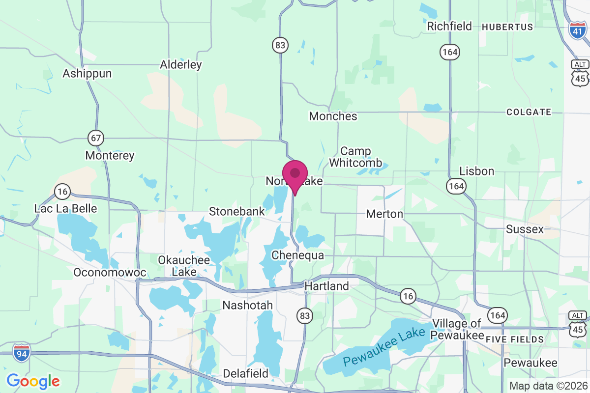 North Lake map