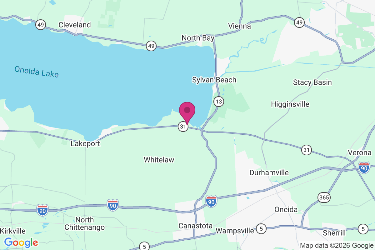 Oneida Lake Beach East map