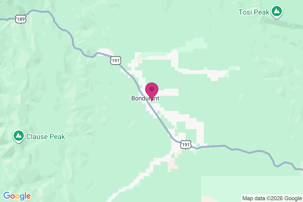 Bondurant map