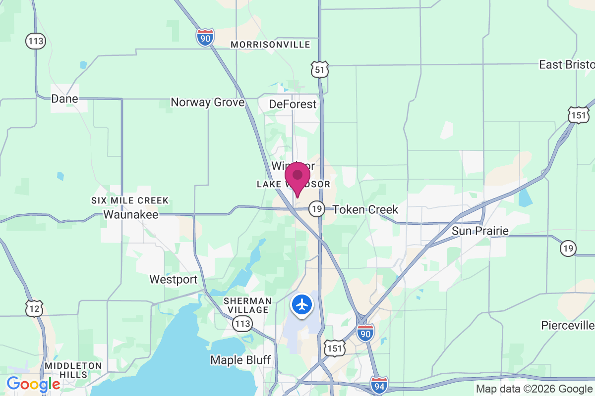 Lake Windsor map