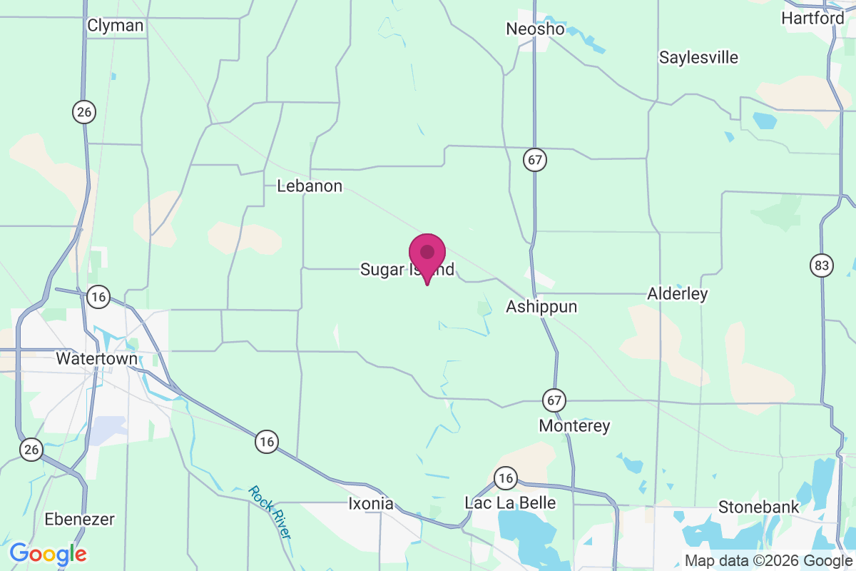 Sugar Island map