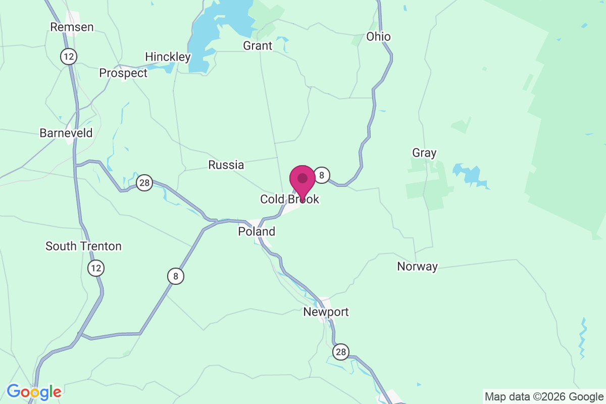 Cold Brook map