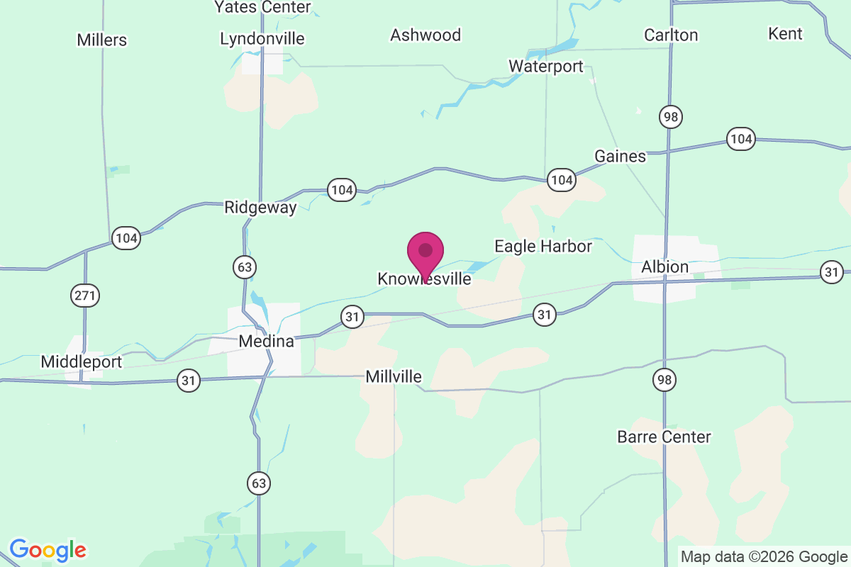Knowlesville map