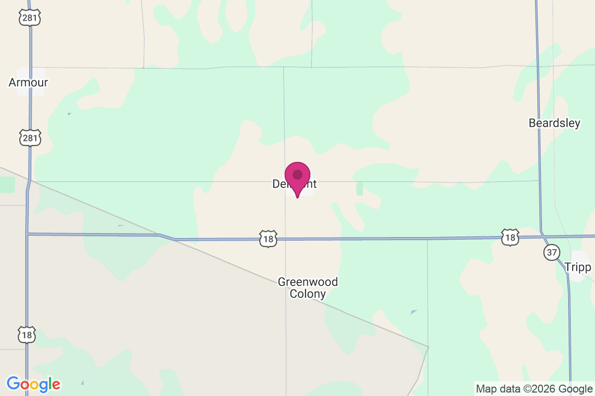Delmont map