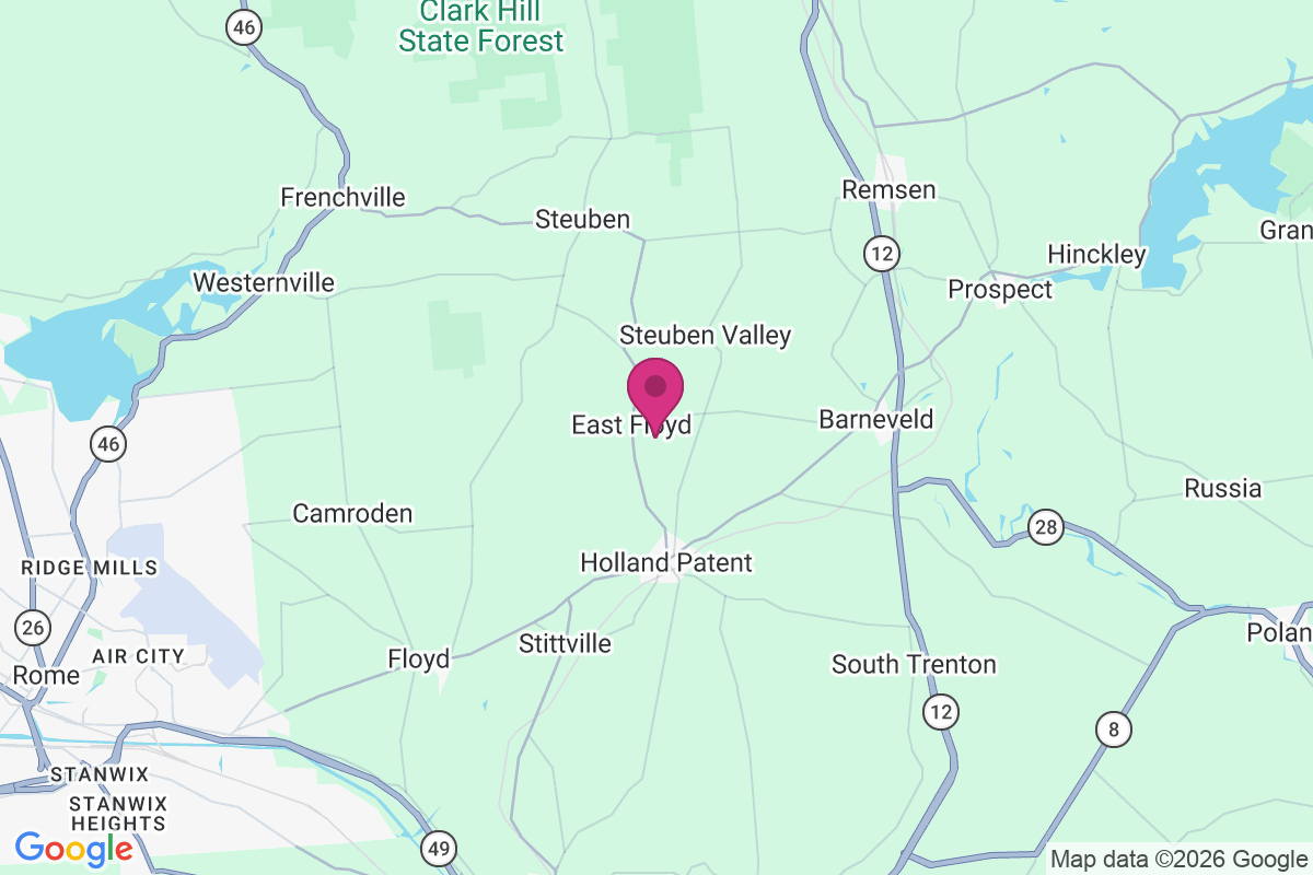 East Floyd map